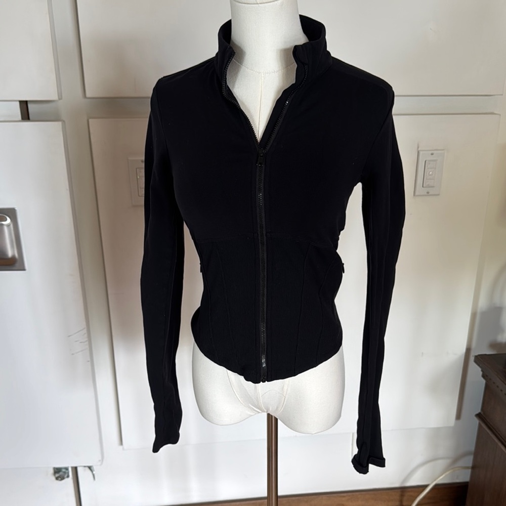 Alo yoga Airbrush Corset Full Zip Jacket XS